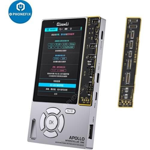 QIANLI APOLLO ONE 6 in 1 True Tone Restore for IPhone 11 12 Batteries Code Change Activate Vibrates Baseband Chip Read and Write