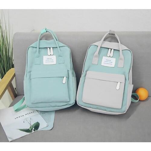 Fashion Women Backpack Waterproof Canvas Travel Backpack Female School Bag For Teenagers Girl Shoulder Bag Bagpack Rucksack