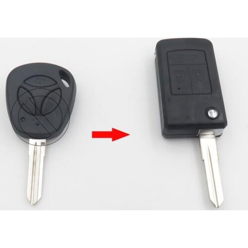 Folding Key Shell For LADA Priora Niva Vaz Granta Samara 2108 XRay Sedan Sport Vesta 3 Button Replacement New Modified Flip key