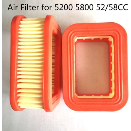 Air Filter Gasoline Chainsaw Paper Replacement Parts For 5200 5800 52/58CC Electric Chainsaws Power Tools