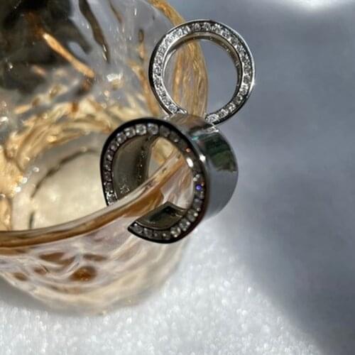 Japanese niche design European and American style personality cool handsome dark ring copper