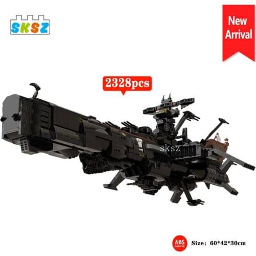 Star Series Wars Space Pirate Ship Arcadia-Captain Harlock (Albator) DIY Building Blocks MOC Bricks Creative Kids Toys boy gift