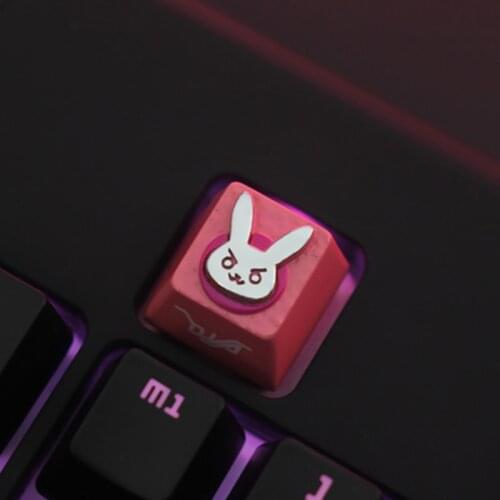 1pc Zinc Aluminium All Keycap game theme aluminum alloy metal mechanical keyboards keycaps R4 height for Cherry MX axis