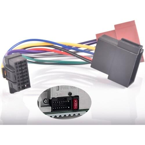 16Pin Car Stereo Radio Harness ISO for Sony Radio 2013+ ISO Plug Auto Adapter Wiring Harness Connector