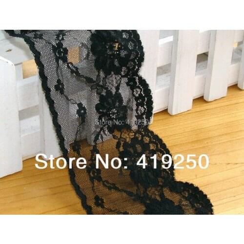 200yard 8cm wide High quality Handicrafts Net Lace Trim Ribbon Flat Lace Trim Gorgeous Wedding Crafts Sewing