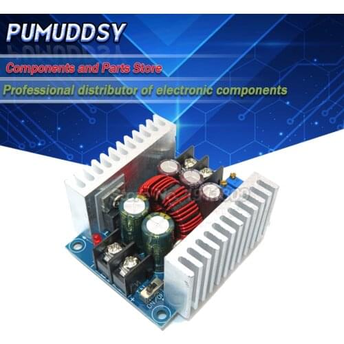300W 20A DC-DC Buck Converter Step Down Module Constant Current LED Driver Power Step Down Voltage Module Electrolytic Capacitor