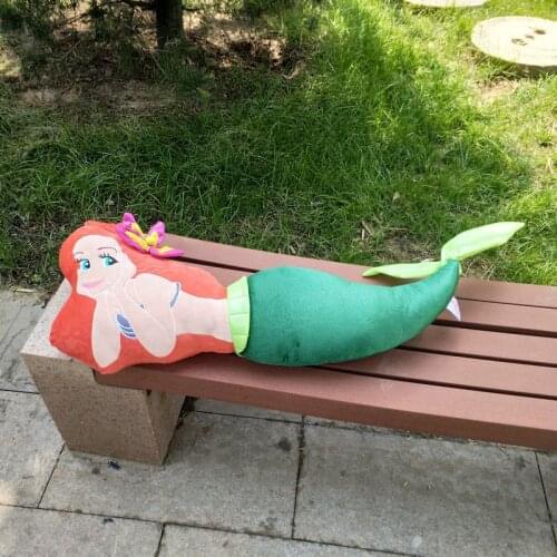 43.3"The Little Mermaid Cartoon Ariel Stuffed Toys 110cm Cute Plush Toys Gifts for Kids Girlsfriend Decoration