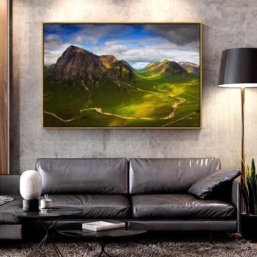 Artcozy Oil Canvas Painting landscape mountain For Home Decoration Wall Art
