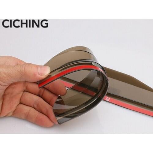 2 pcs Car Styling PVC Car Rear View Mirror Sticker Rain Eyebrow for mitsubishi l200 mitsubishi lancer kia sorento hyundai i30