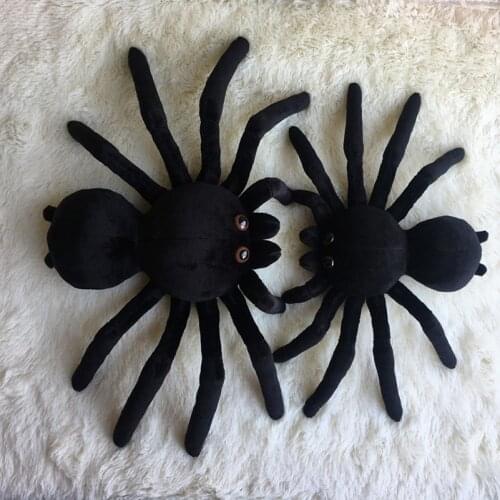 Free Shipping 30CM Creative Simulation Spider Soft Doll Plush Toy Birthday Gift