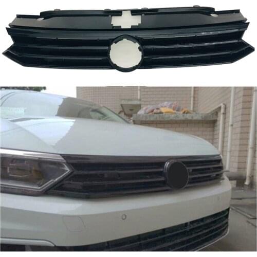 For 2016 2017 2018 Volkswagen Passat B8 sedan/Alltrack/Variant FRONT GRILL bumper grille ABS black