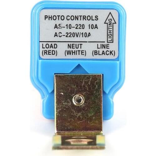 Automatic Auto On Off Photocell Street Light Switch AC/DC 220V 10A Photo Control Photoswitch Sensor Switch Light Sensor Switch