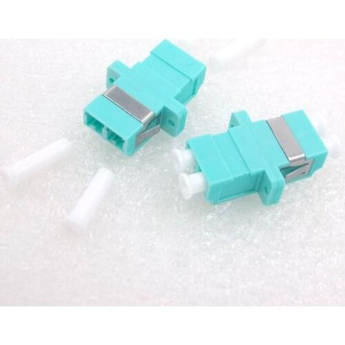GONGFENG 200pcs NEW HOT Optical Fiber Connector LC Duplex, 10 million OM3 Coupler, Adapter Flange Special Wholesale to Russia