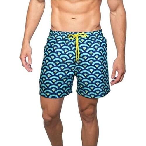 2021 Summer Mens Swimwear Shorts Beachwear Swim Men Double Shorts High Waist Breathable Beach Wear Surf Outfit