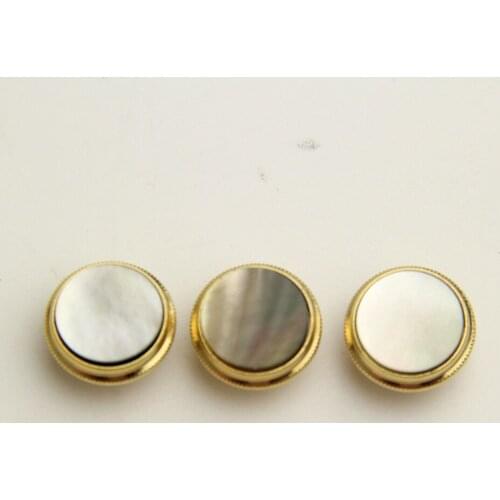 Set of 3 Pieces Copper Finger Buttons for Trumpet Repair Parts Brass Instruments