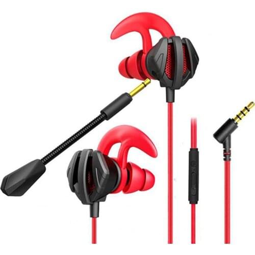 Earphone Helmets For CS Games Gaming In-Ear Headset With Mic Volume Control PC Gamer Earphones