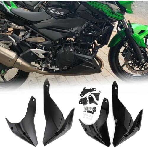 2021 Z400 Belly Pan Lower Engine Guard Protector Spoiler Cowling Fairing Bellypan for Kawasaki Z 400 Accessories 2018 2019 2020