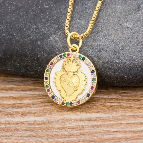 Hot Sale Shell Pendant Necklace Gold Chain Choker Necklace Collar Statement For Birthday Gifts Cubic Zirconia Women Jewelry