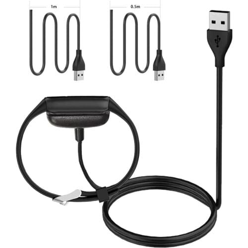 50/100cm portable USB fast charging cable for Fitbit Luxe smart watch data cable replacement high-quality charger accessories