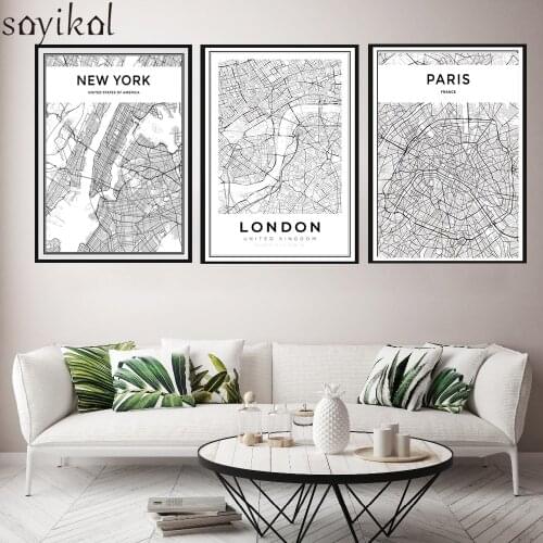 Soyikol Wall Black And White Paintings