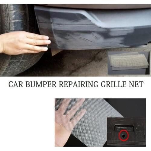 Universal Repairing Panels Fix Stainless Steel Car Bumper Grille Net Panels Glue Plastic Repair Fix Crack Hole Repairing Net