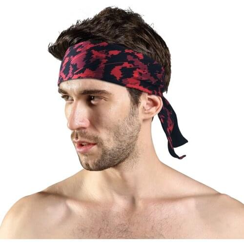 Knot Type 1Pcs Unisex Dacron Breathable Elasticity Sprot Headband Sweatband Prevent Sweat From Flowing Into Eyes During Exercise