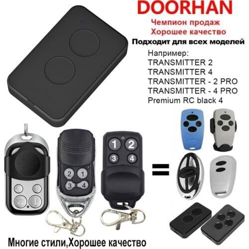 10pcs DOORHAN 433MHz garage door remote control rolling code door barrier transmitter for gate