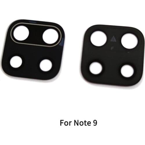 10PCS Camera Lens For Xiaomi Redmi Note9 Pro Max Note9S Global Version Back Rear Camera Glass Cover With Adhesive Sticker