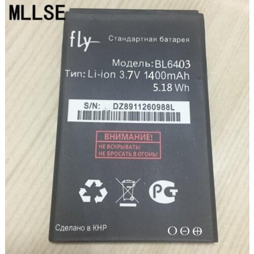 MLLSE 1400mAh BL6403 battery For Fly IQ230 Whizz BL6403 Partner mobile phone
