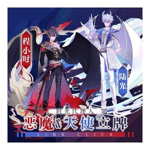 Anime Shiguang Daili Ren Cheng Xiaoshi Lu Guang Devil Angel Series Acrylic Stand Figure Model Plate Desktop Decor Toy Gift