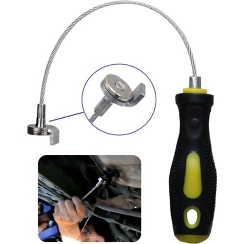 Car Magnetic Gearbox Oil Drain Plug Remover Wrench Anti-Scald Disassembly Tool Car Accessories Spare Parts