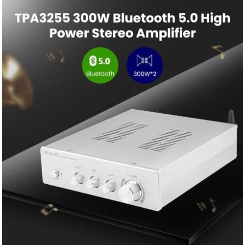 Breeze BRZHIFI TPA3255-A With Bluetooth 5.0 High Power fever digital Power Amplifier 300WX2