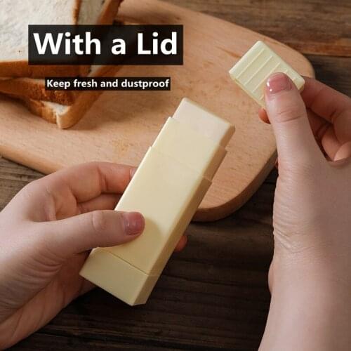 Household Upright Rotating Butter Spreader with Cover Bread Butter Squeezer Kitchen Baking Gadget Applicator