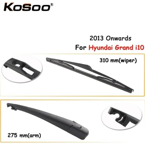 KOSOO Auto Rear Car Wiper Blade For Hyundai Grand i10,310mm 2013- Rear Window Windshield Wiper Blades Arm,Car Accessories