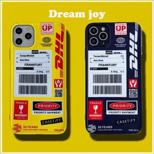 DHL Express code label Case for Huawei Honor 20S Nova 7i 6 SE 5T 3I 2I P Smart PLUS Y6P Y7P Mate 10 Llte P40 Lite E TPU Cover