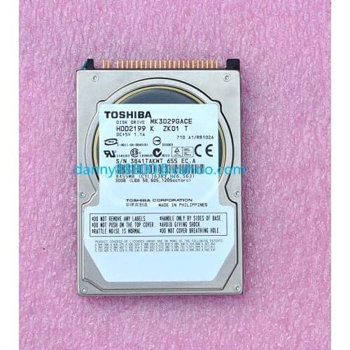 DISK DRIVE MK3029GAC hard disk 30GB HDD2198 DC+5V 1.1A 8455MB for Peugeot 407 chrysler HDD alpine car navigaiton audio systems
