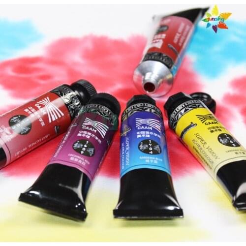 OEM Super Vision watercolor pigment animal plant transparency master solid water color natural material 15 color or single color