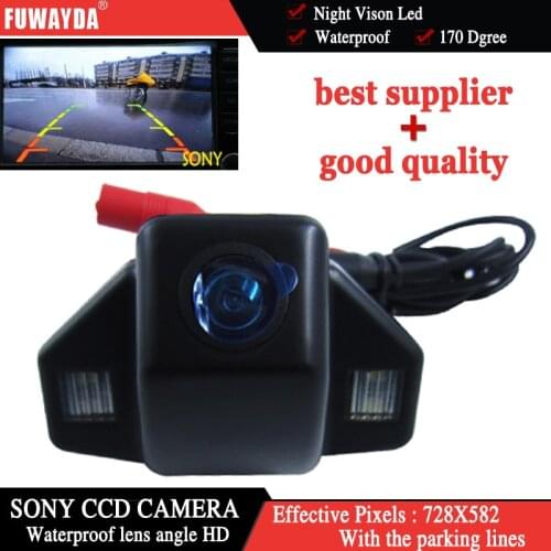 FUWAYDA Car Rearview Parking Back Up Reversing Camera night vision waterproof For Honda Fit Hatchback 08/11 Odyssey 08-13 CRV HD