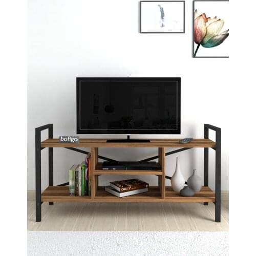 Tv Stand Shelf Tv Unit Television table Walnut