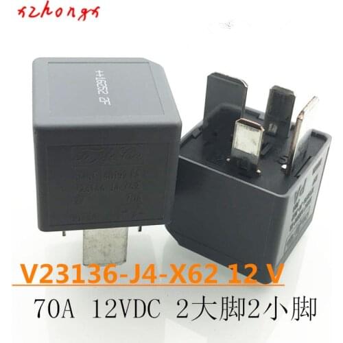 Relay V23136-J4-X62 12 V 70A V23136-J4-X62-12V V23136-J0004-X62 12 V 4PIN