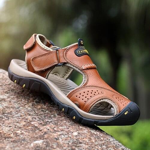 Men Sandals Outdoor Soft Beach Sandals for Men Shoes Summer Breathable Casual Shoes Slippers Men Walking Shoes