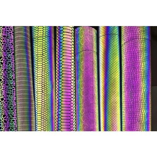 Synthetic PU Noctilucent leather material