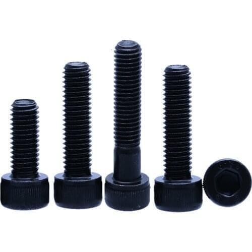 25PCS/LOT ReadStar Hardware 10#-24UNC Hexgan Socket screw US standard 10-24UNC Black alloy steel hex socket screw