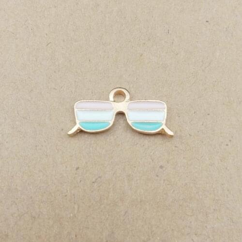 Free Shipping 10*18MM Enamel Alloy Charms Gold Tone Plated Colorful Oil Drop DIY Jewelry Findings Ornament Accessories Pendants