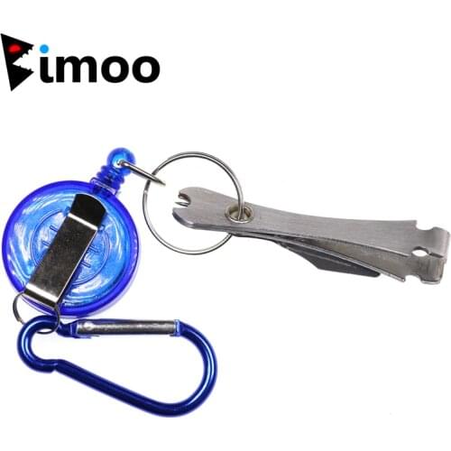 Bimoo 1Piece Fly Fishing Line Clipper + Knotting Tool + Hook Eye Cleaning needle + Line Extractor for Cloth and Belt Holder Tool