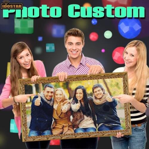 Photo Custom Diamond Painting Cross Stitch Full Square/Round Picture of Rhinestone DIY Diamond Mosaic Diamond Embroidery Sale