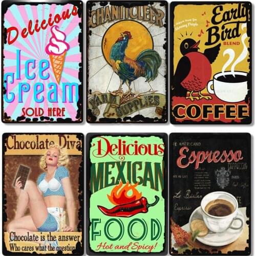 Classic Drink Beer Metal Poster Whiskey Plaque Vintage Pub Tin Signs Wall Decor For Bar Club Man Cave Decorative Plates