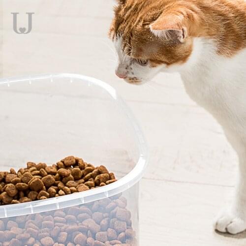 Youpin Jordan&Judy PP Grain Rice Storage Box Sealed Barrel Moisture Cat Dog Food Storage Snap-on handle Storage Box