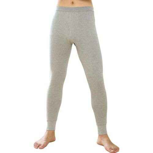 Soft Underpants Mens Cotton Pants Long Johns Men Tight Underwear Winter Men Thermal Underwear Bamboo Charcoal Super