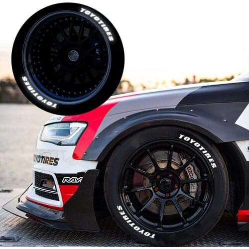 Car Tire Sticker Decals Reflective 3D Car Tire Letter Decals Tire Soft Rubber Color Decals Auto Tire Lettering Styling Kit